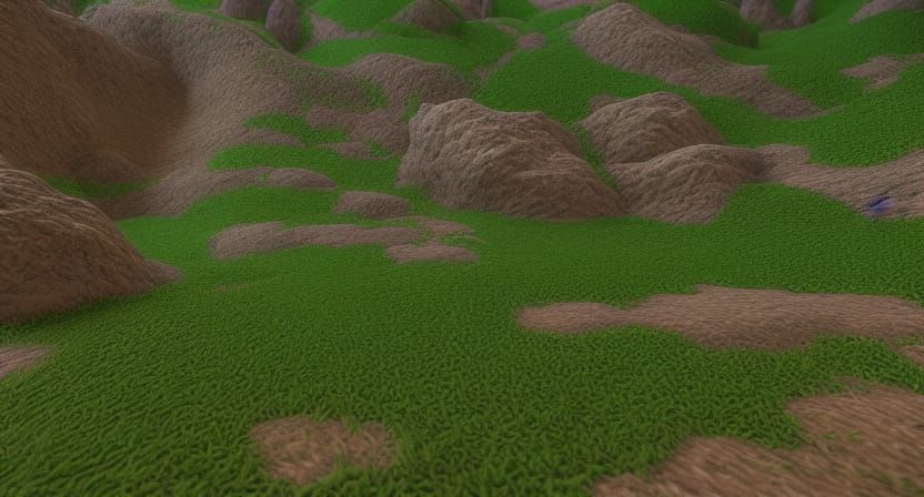 path traced landscape