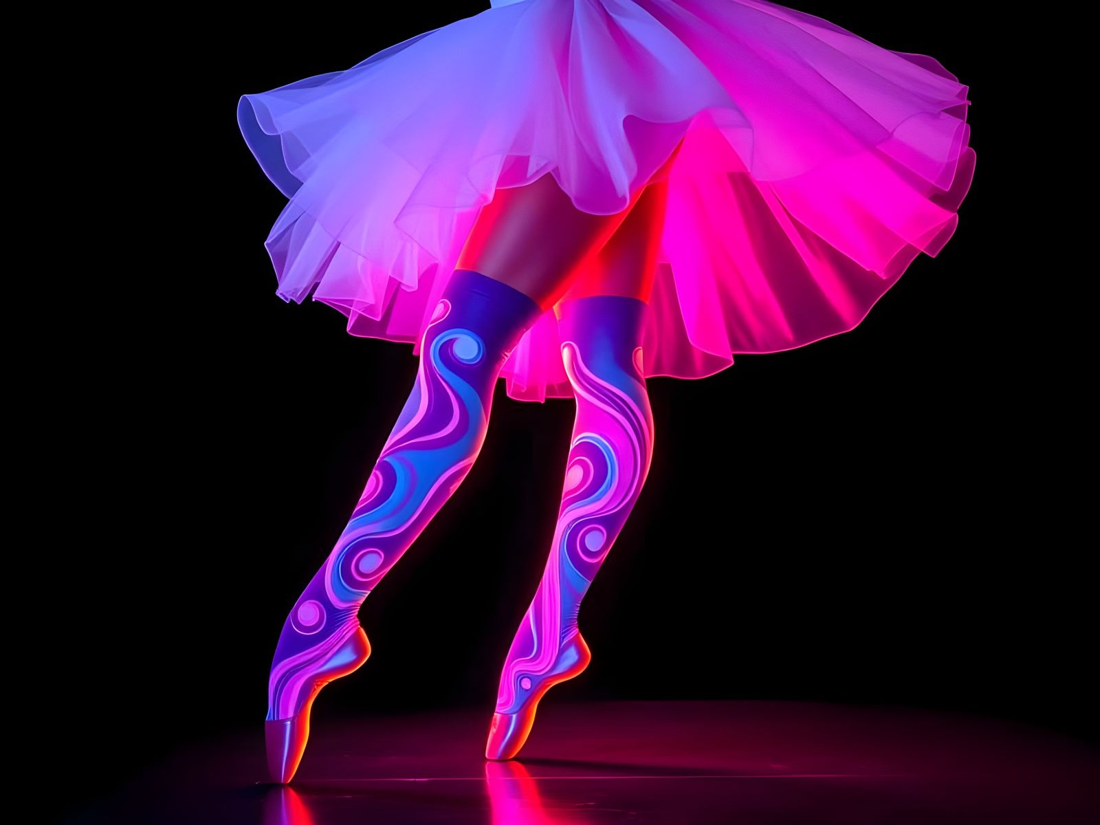 Retro wave swirl socks  by @Gary Murakami