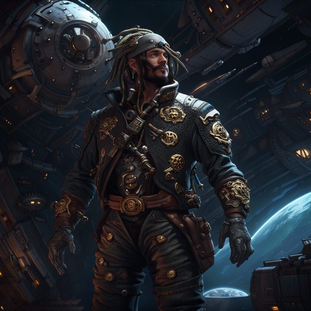 space pirate  by @Georgiysolid