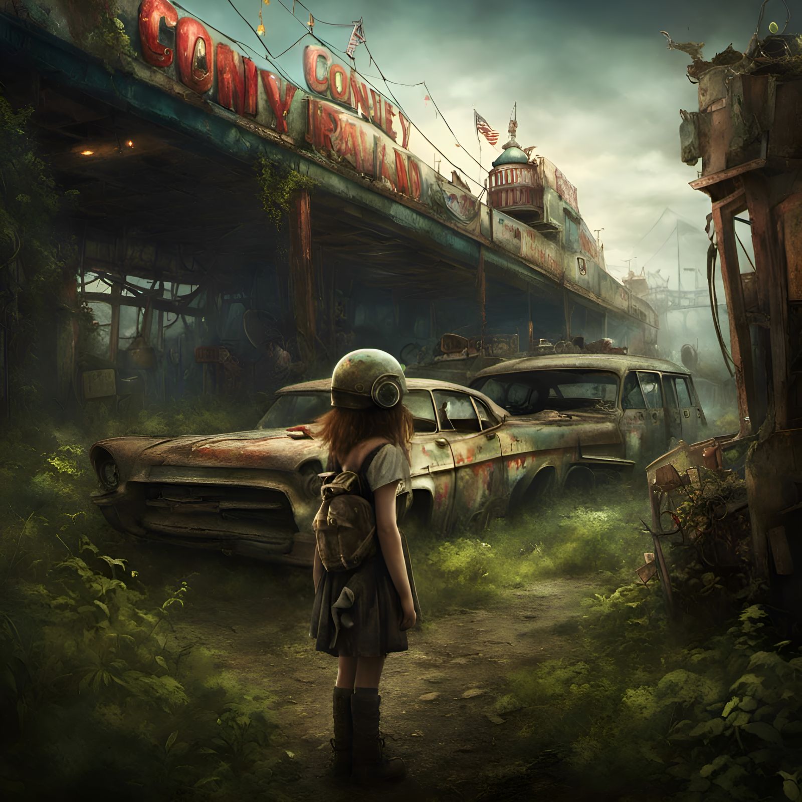 Coney Island 2048  by @Dulcineia