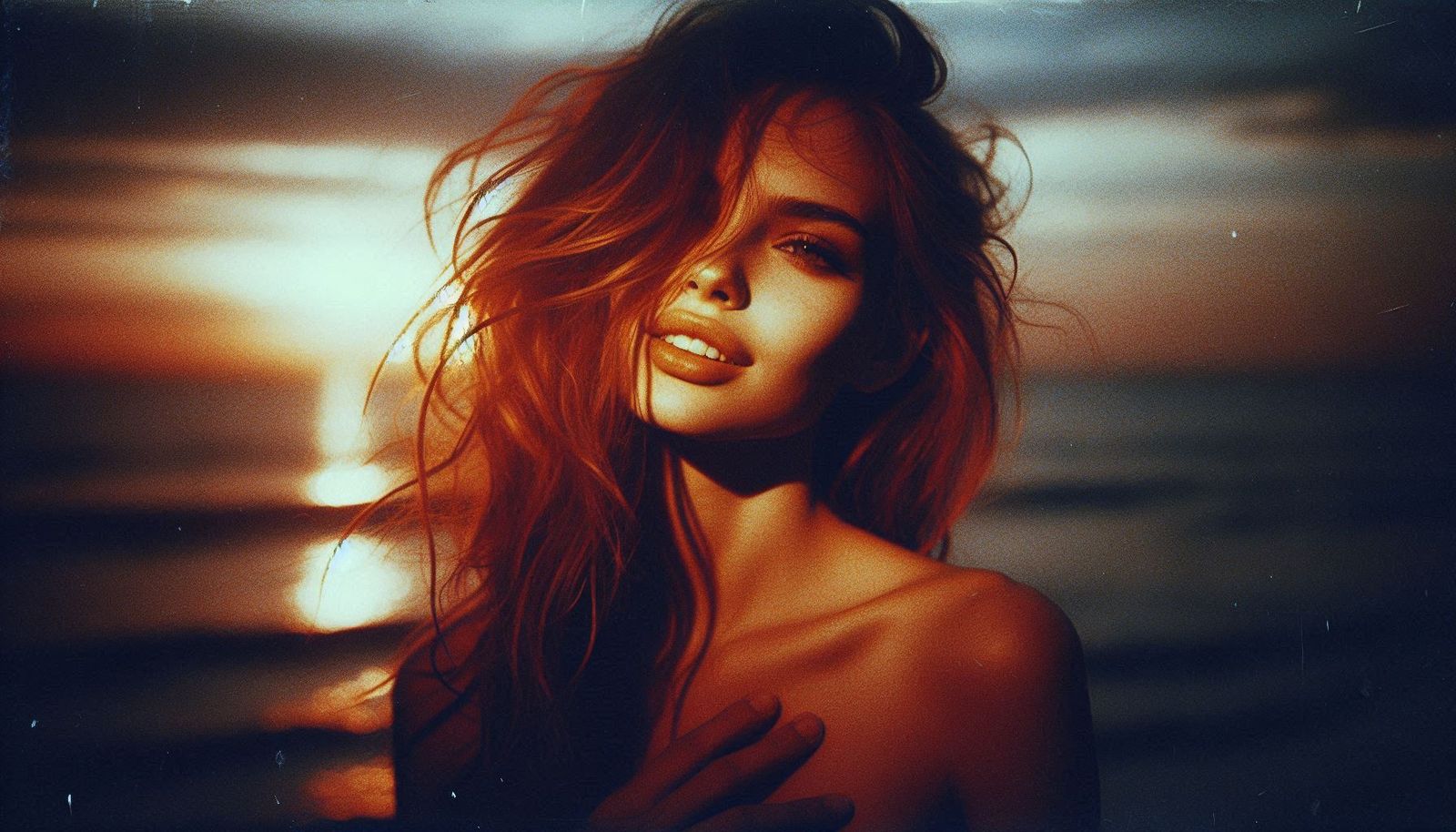 Blazing Grace 🌸🙏 Overlay Vintage Grain