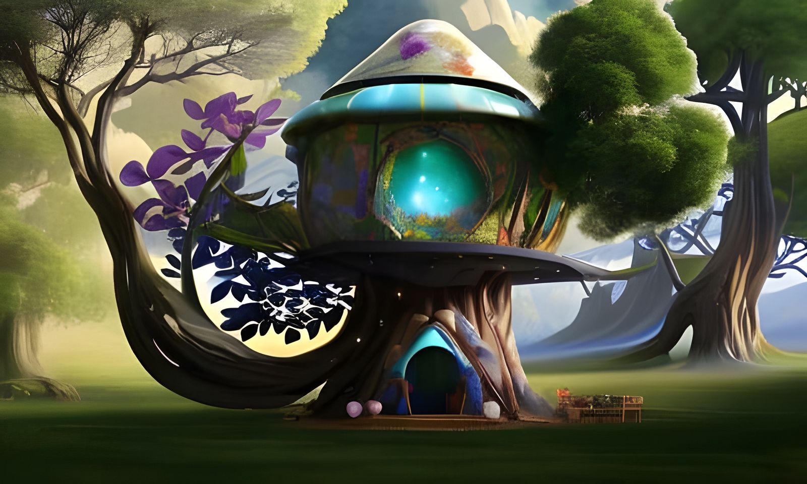 fairy treehouse  by @Laura Nadia