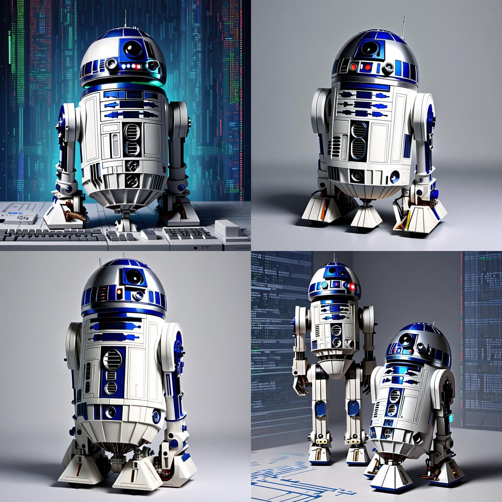 Binary Code Dream R2D2 hyperdetailed debugging code dump ter...