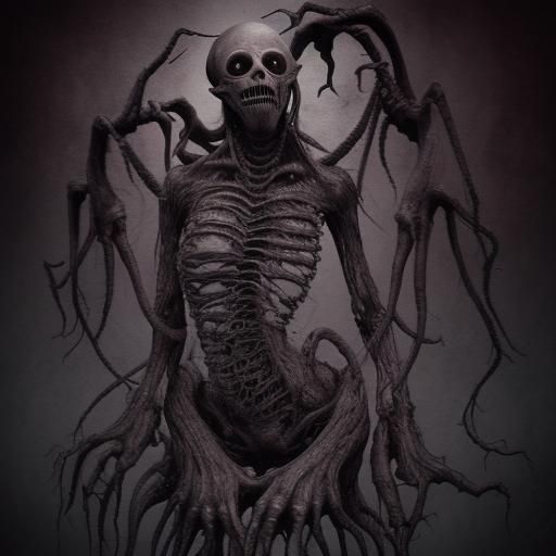 creepy eldritch  body horror high res 4k detailed