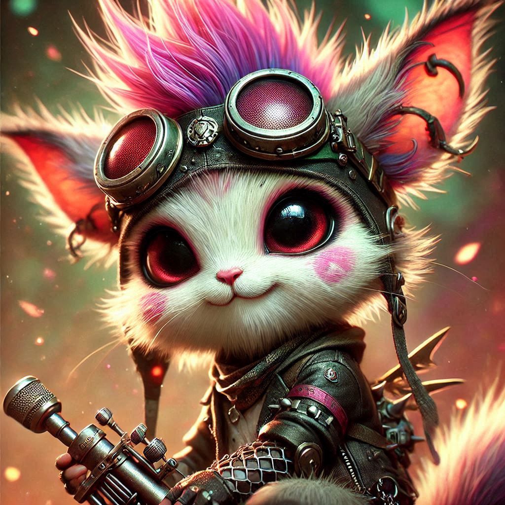 adorable fairy-tale fantasy creature portrait..