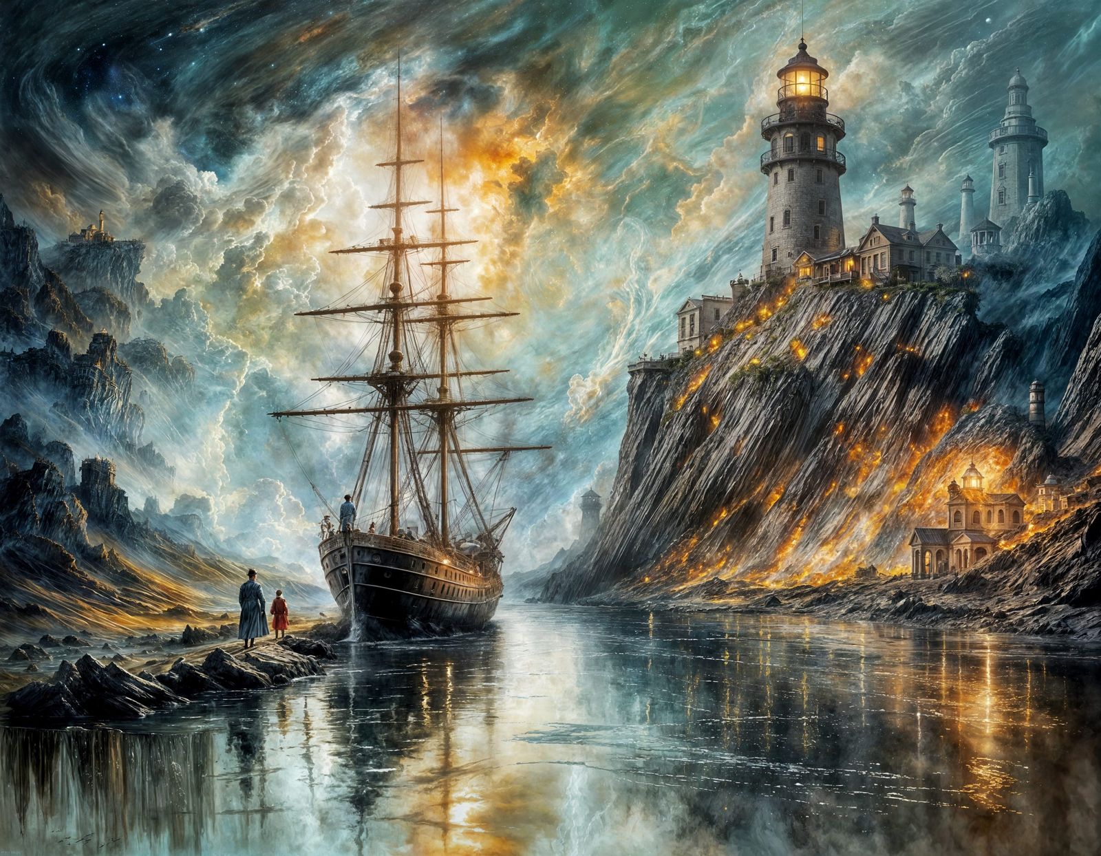 Time to leave   by @Mr Doodle