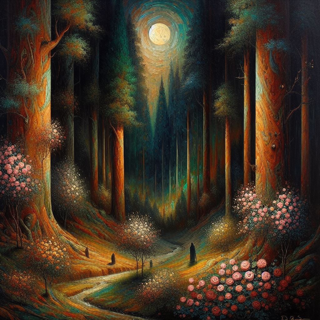 I am a forest, and a night of dark trees: but he who is not ...
