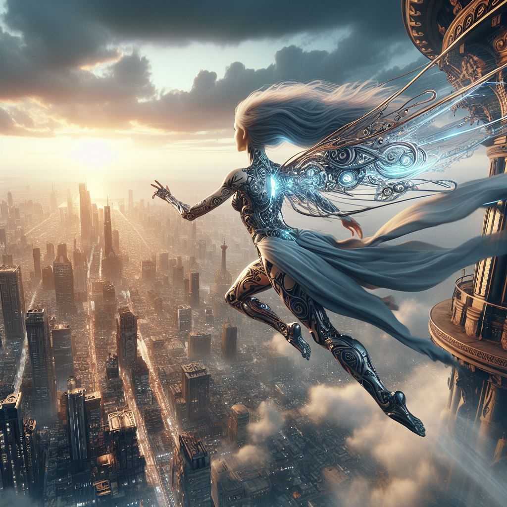 Cybernetic fairy princess Superhero (2)