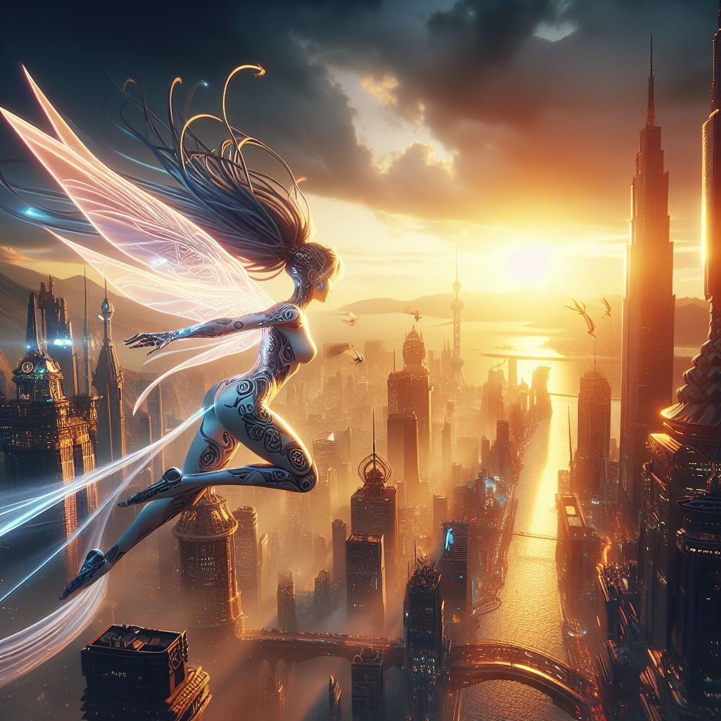 Cybernetic fairy princess Superhero (3)