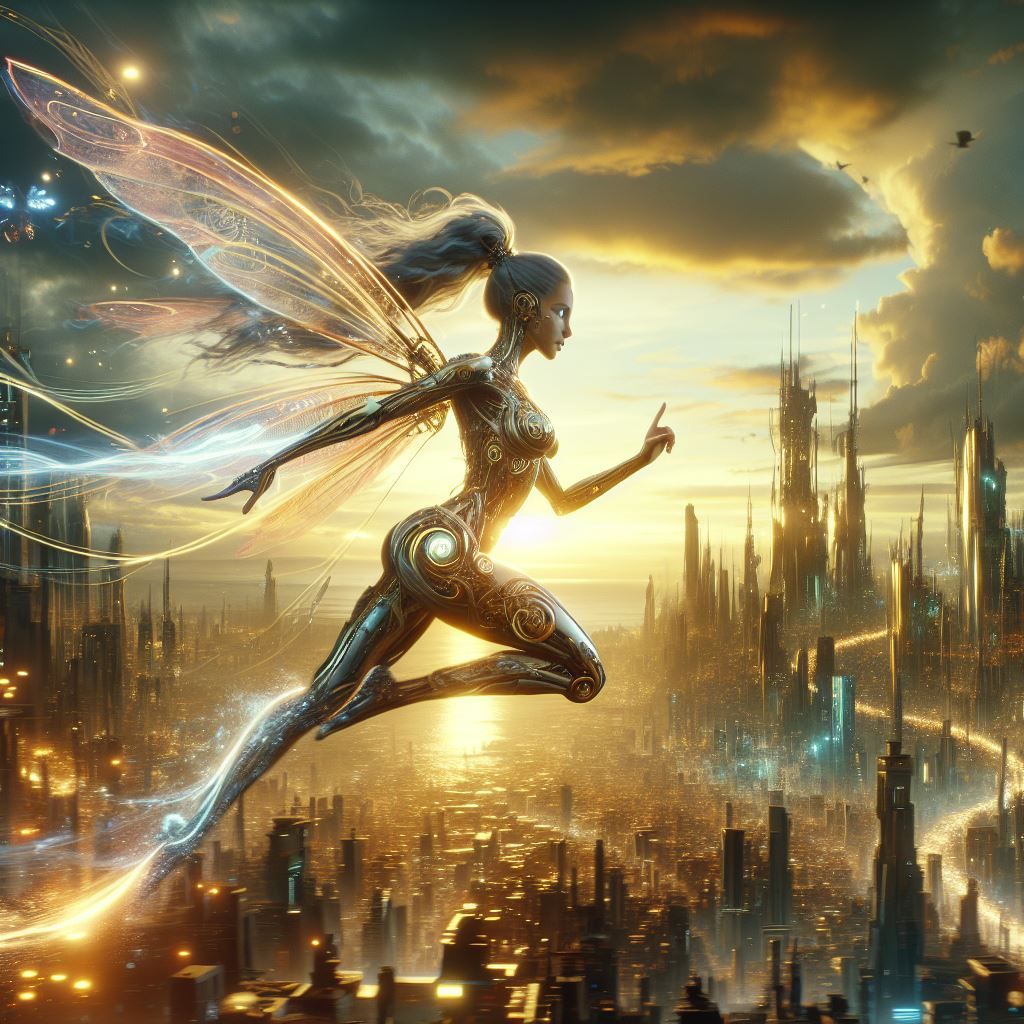 Cybernetic fairy princess Superhero (1)