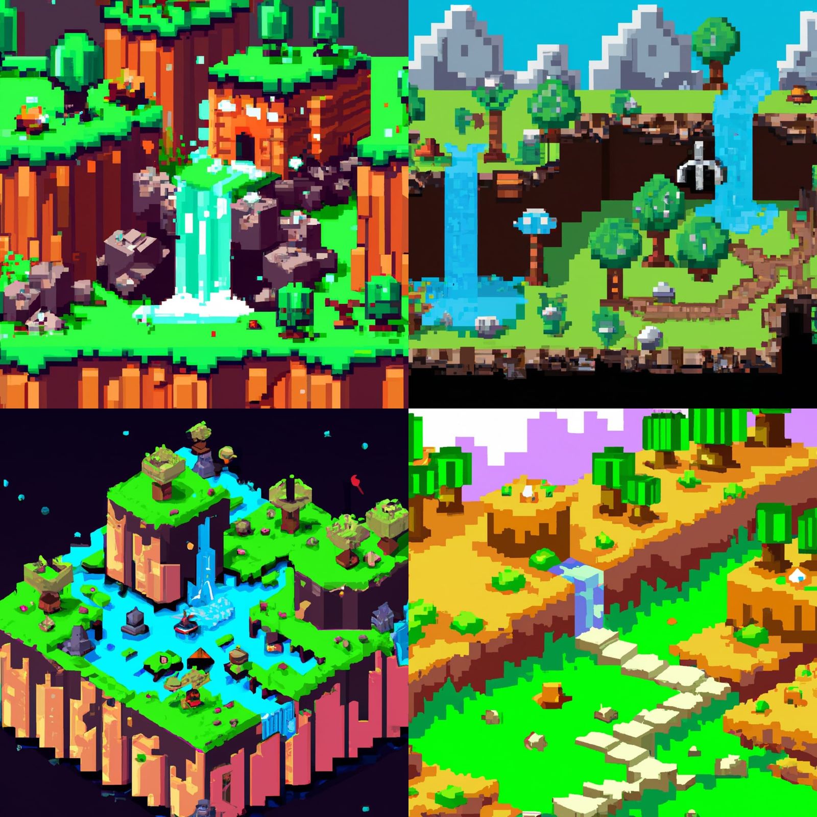 Isometric Worlds - Ai Generated Artwork - Nightcafe Creator