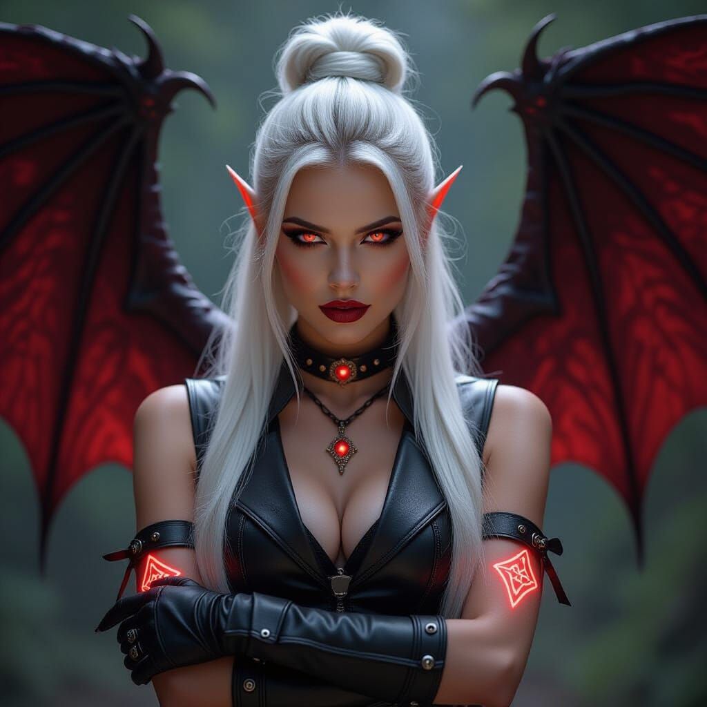 Make a book cover. In fancy font it says Crimsonia. 
Add this prompt to photo: (best quality)), ((masterpiece)),  ,, (8k), RAW photo, best q...