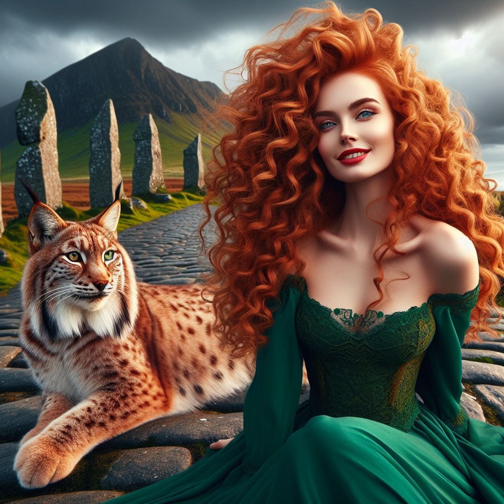 Celtic Goddess Palu inspired by Jim FitzPatrick