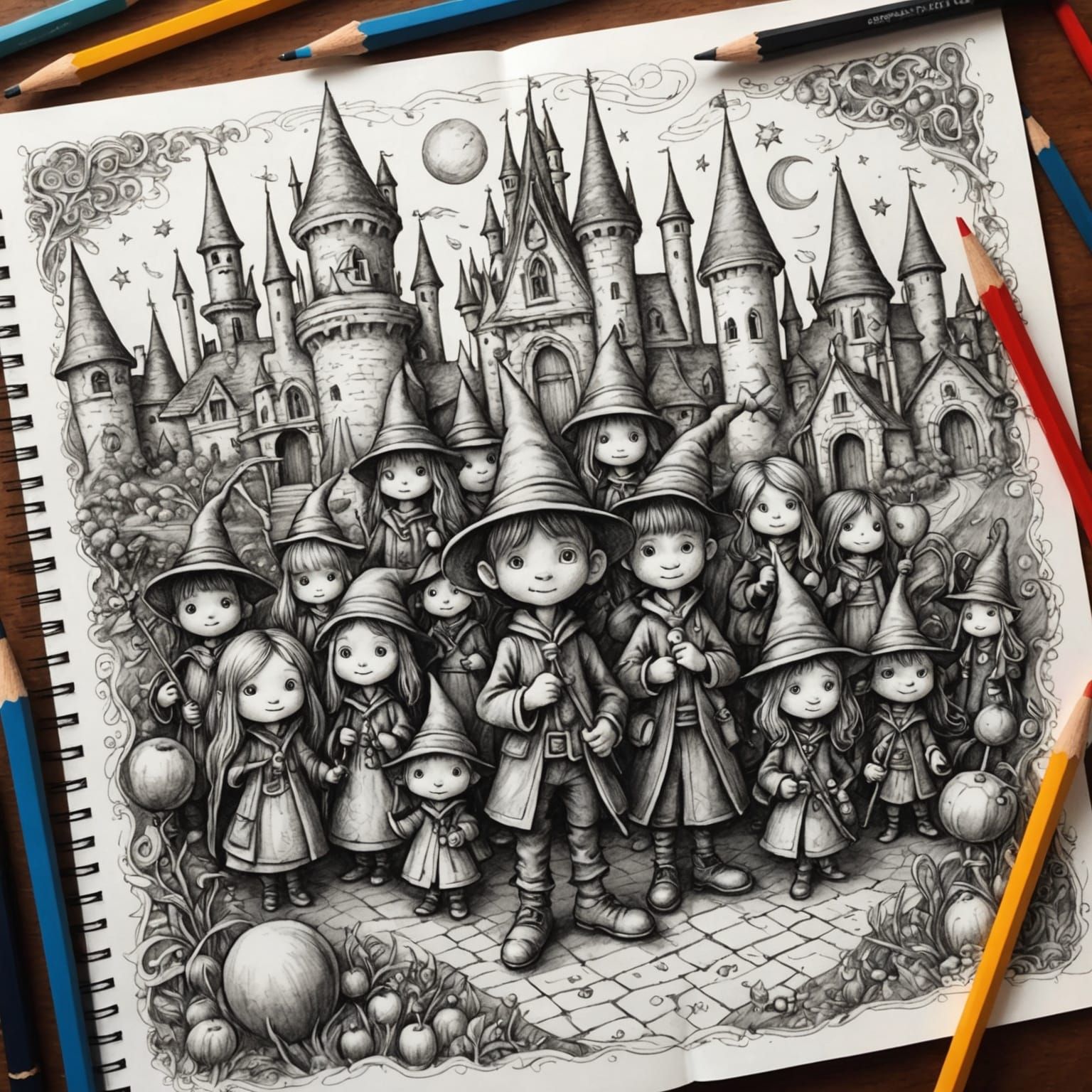 Doodle Wizards  by @Orsolya Kiss