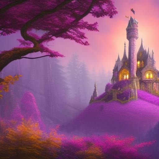 Majestic Castle - AI Generated Artwork - NightCafe Creator