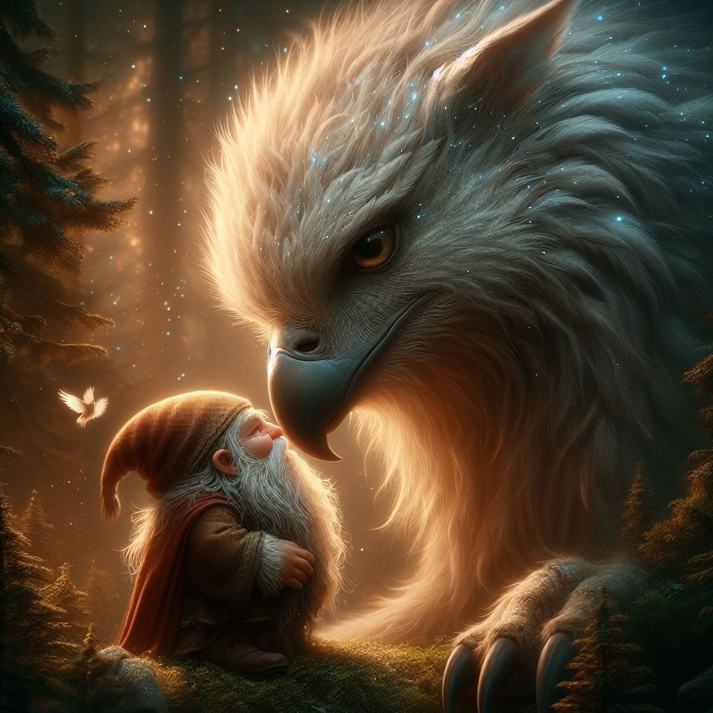 Griffin and Dwarf
