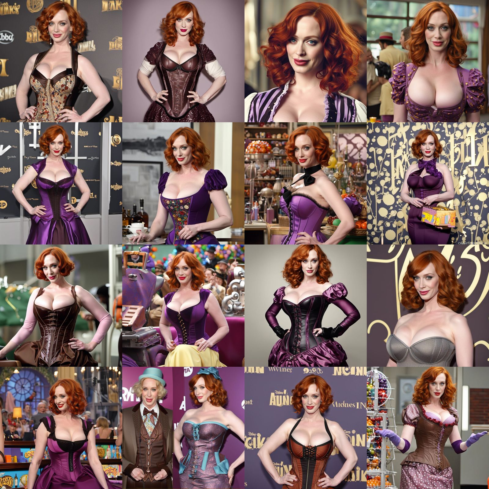 Christina Hendricks Willy Wonka