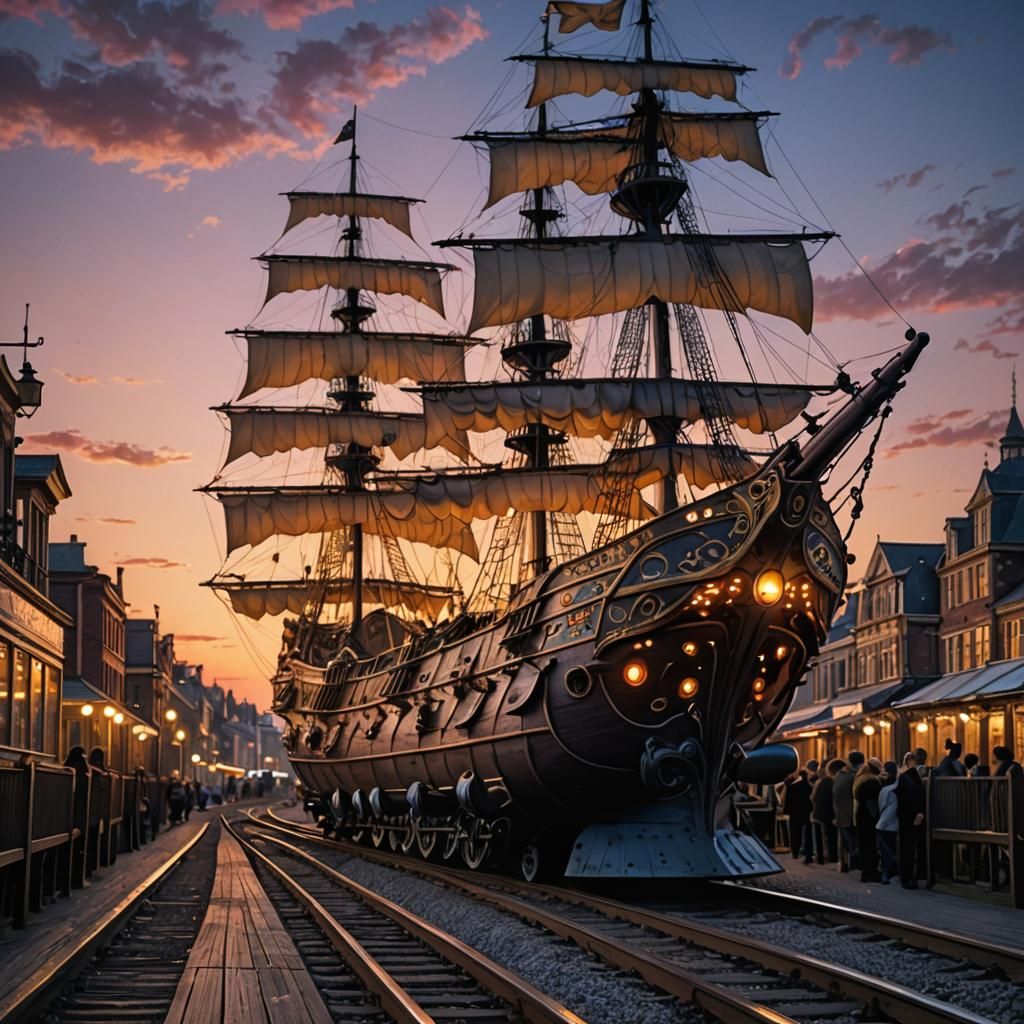 Locomoboat  by @Random Noise