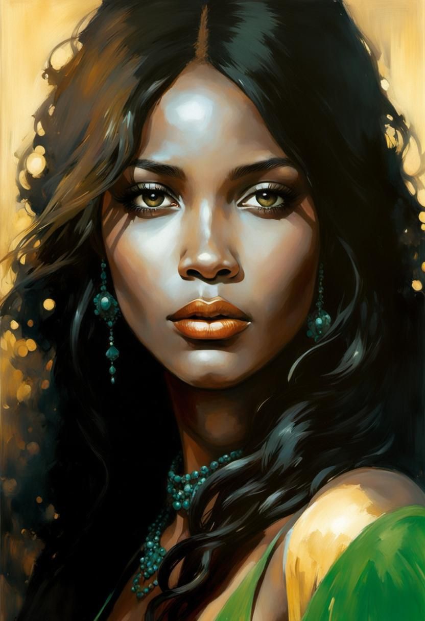 Picture: Dark Skin Black Woman Bilder (3/4)