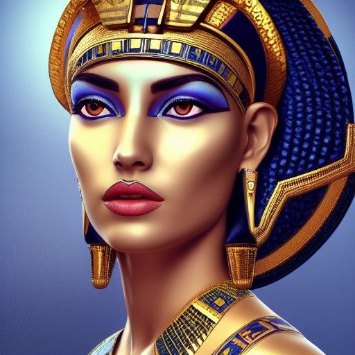 Close up of Cleopatra - AI Generated Artwork - NightCafe Creator