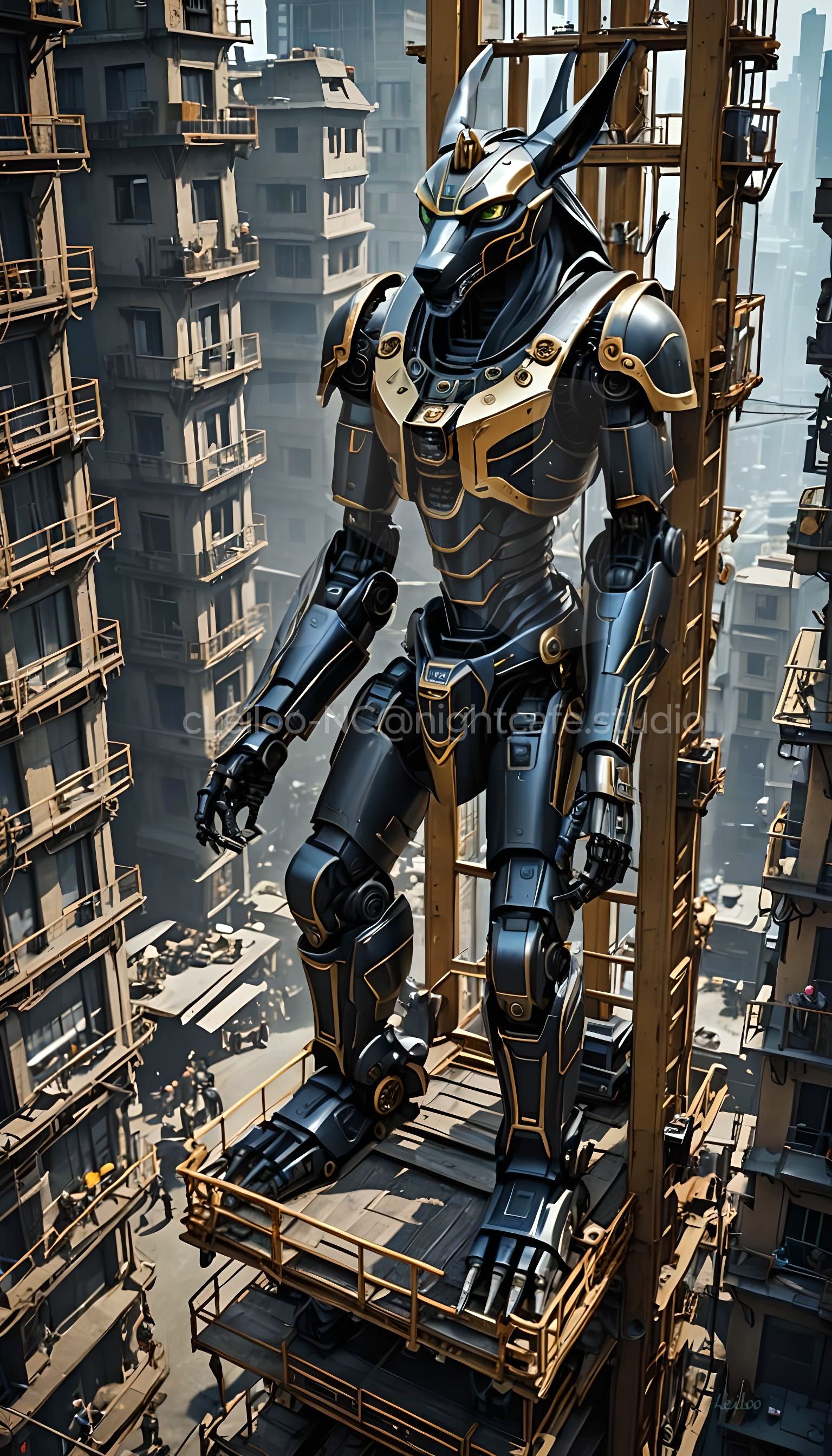 Anubis Robot - Mecha daily challenge 7/2024