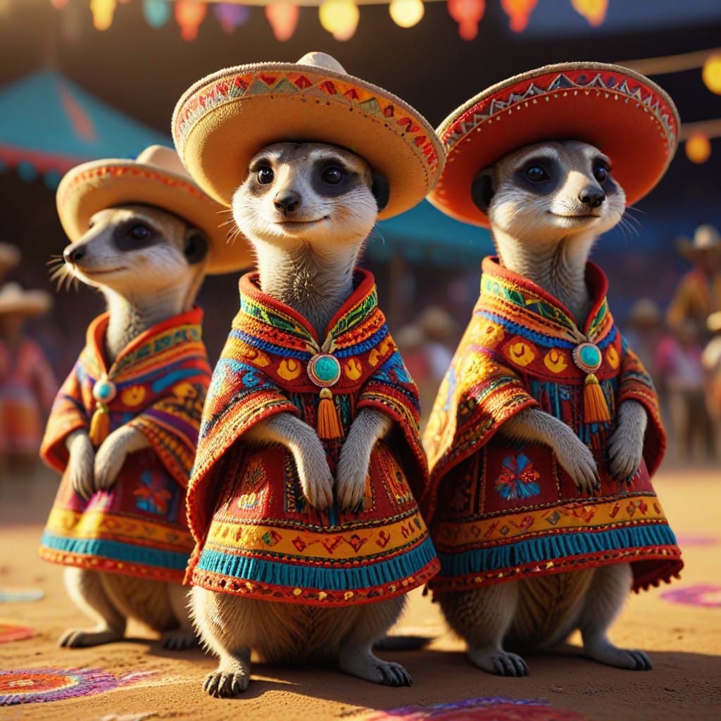 Meerkats at the Rodeo