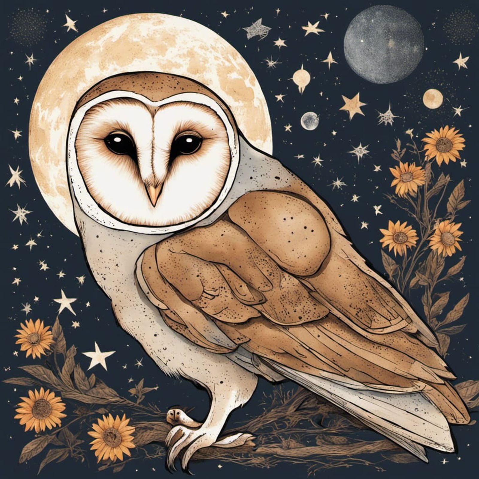 owl sketches tumblr