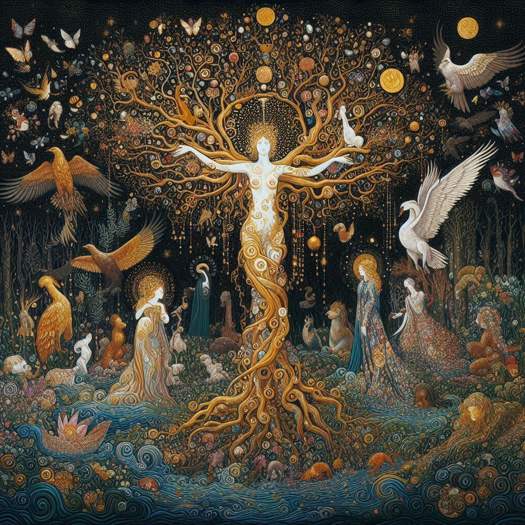 Zeus fell in love with Leda