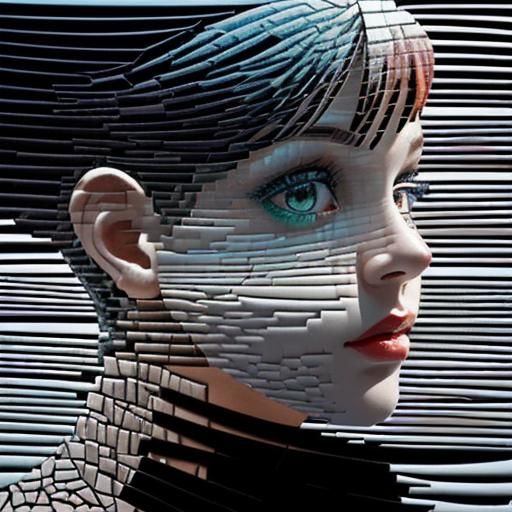 Jigsaw. Translucent. Overlapping. Fractures. Corrugations. F...