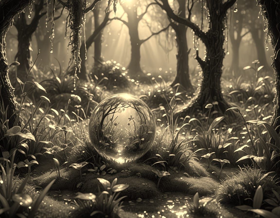 Enchanted Meadow Ecosystem in Dewdrop, Ultra Quality