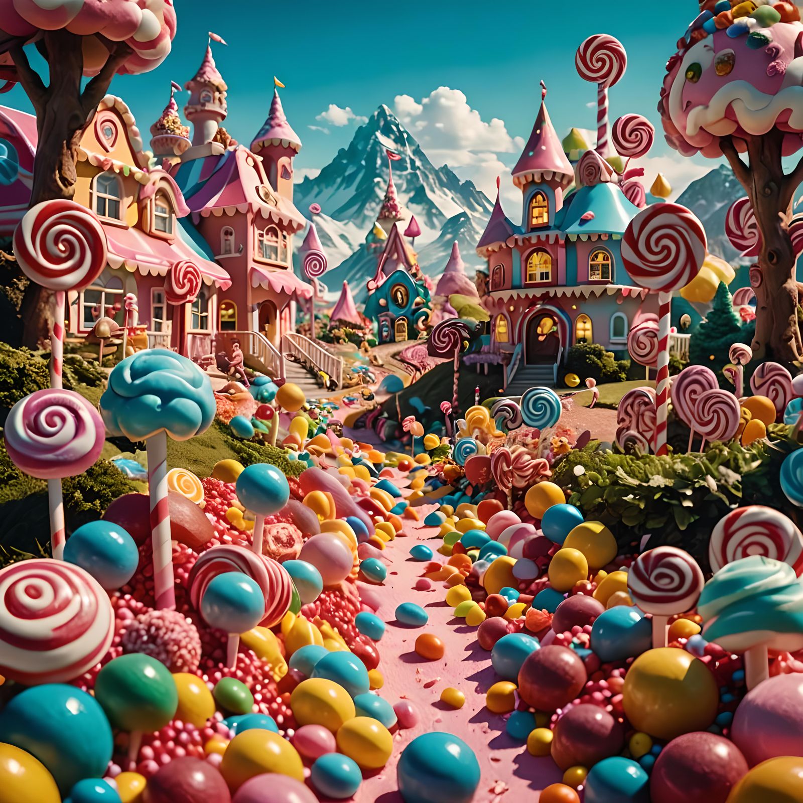 Candy land in real life  by @Jaxson King