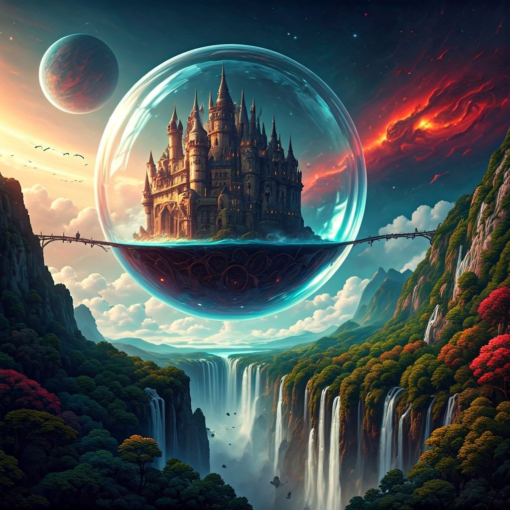 SteamPunk castle somewhere...  by @KiwiJellyBean