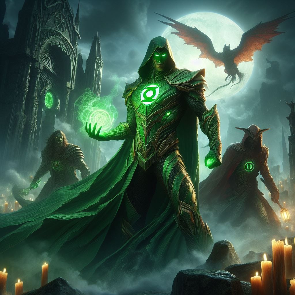 Green Lantern in Baldur's Gate 3