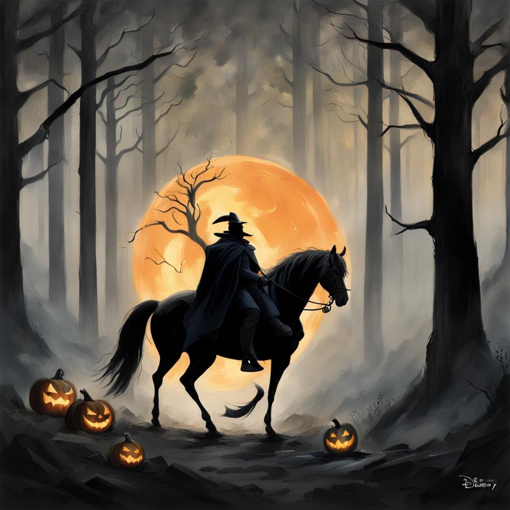 Headless horseman of sleep hollow 3 - AI Generated Artwork - NightCafe ...