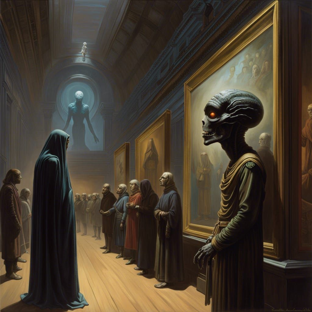 The Earth Art exhibit  by @yellowhyena