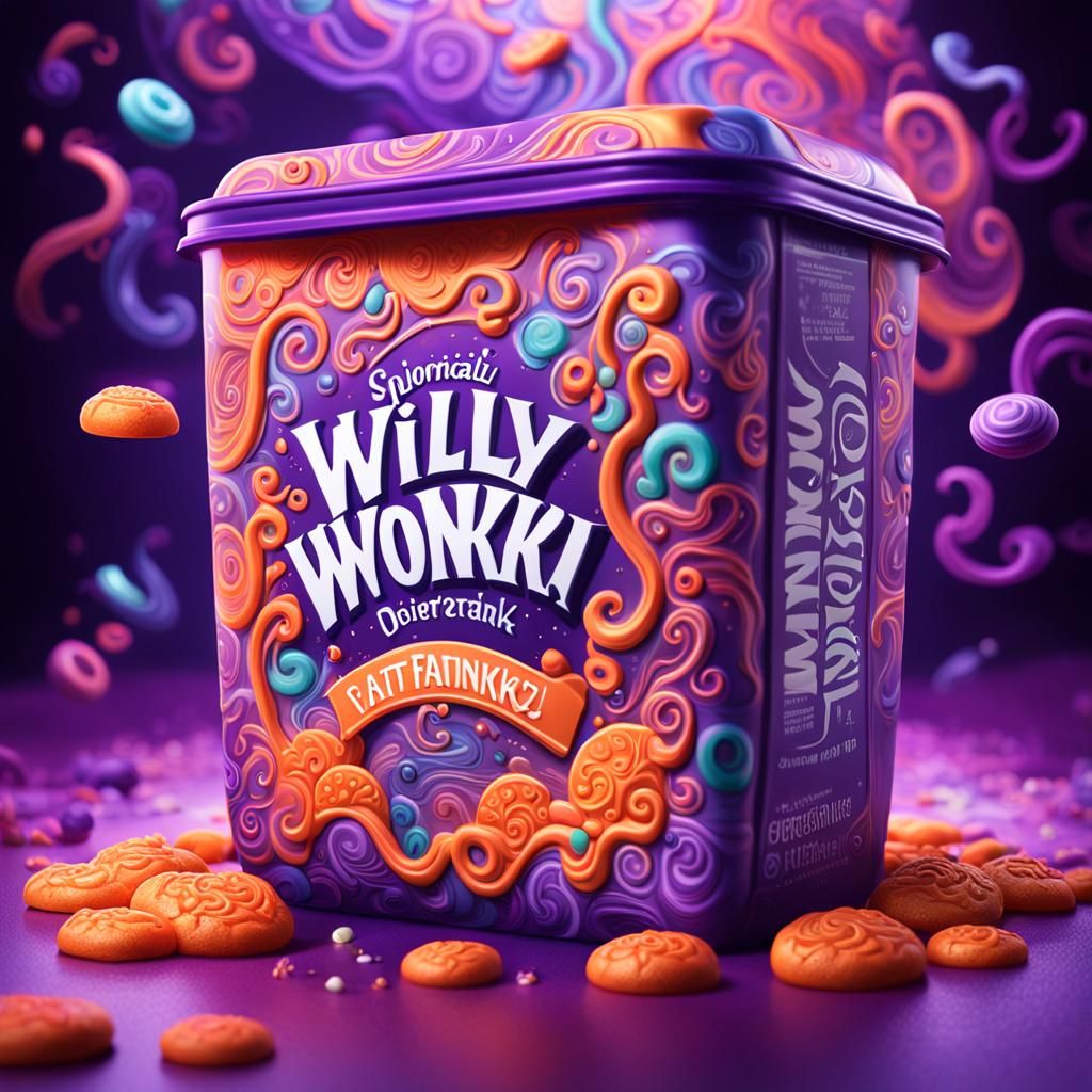 Comical Food Packaging in a Fantastical Art Deco Setting