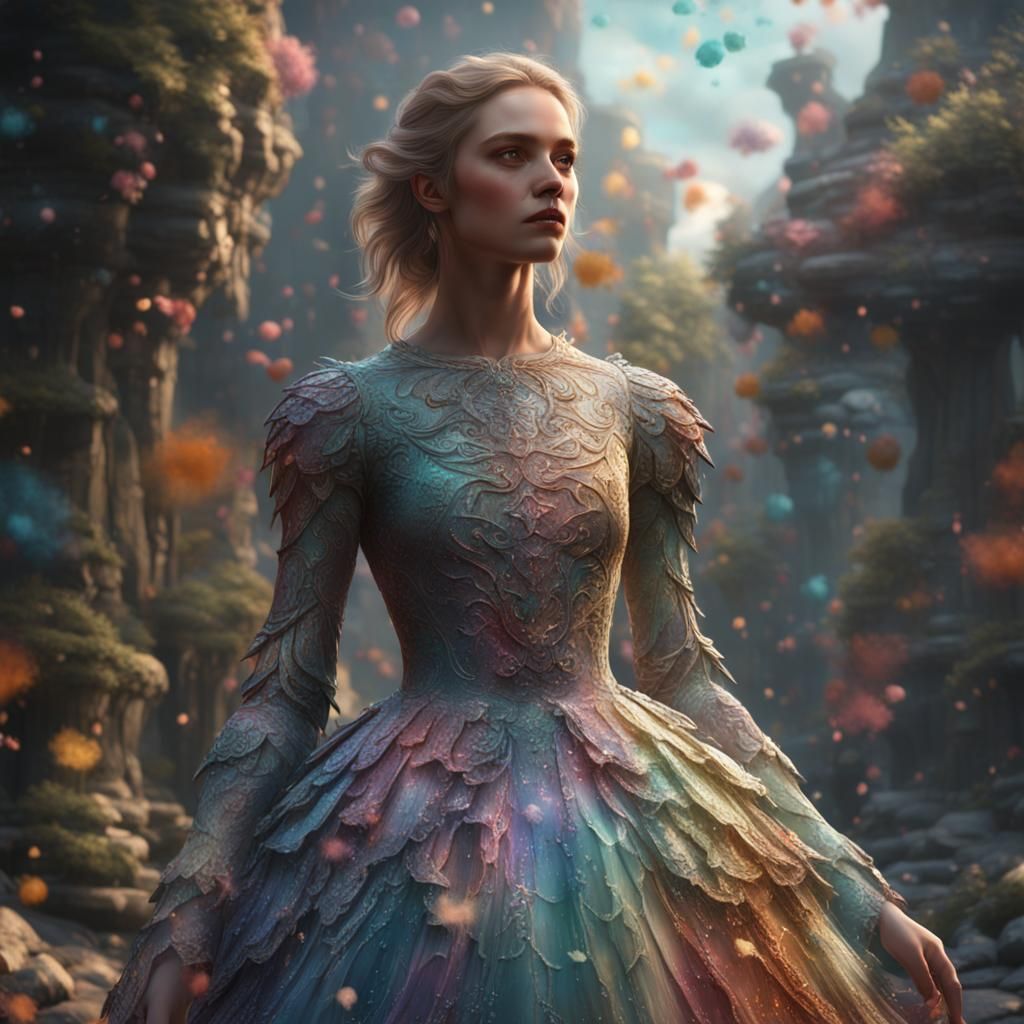 Fairy girl;crystal