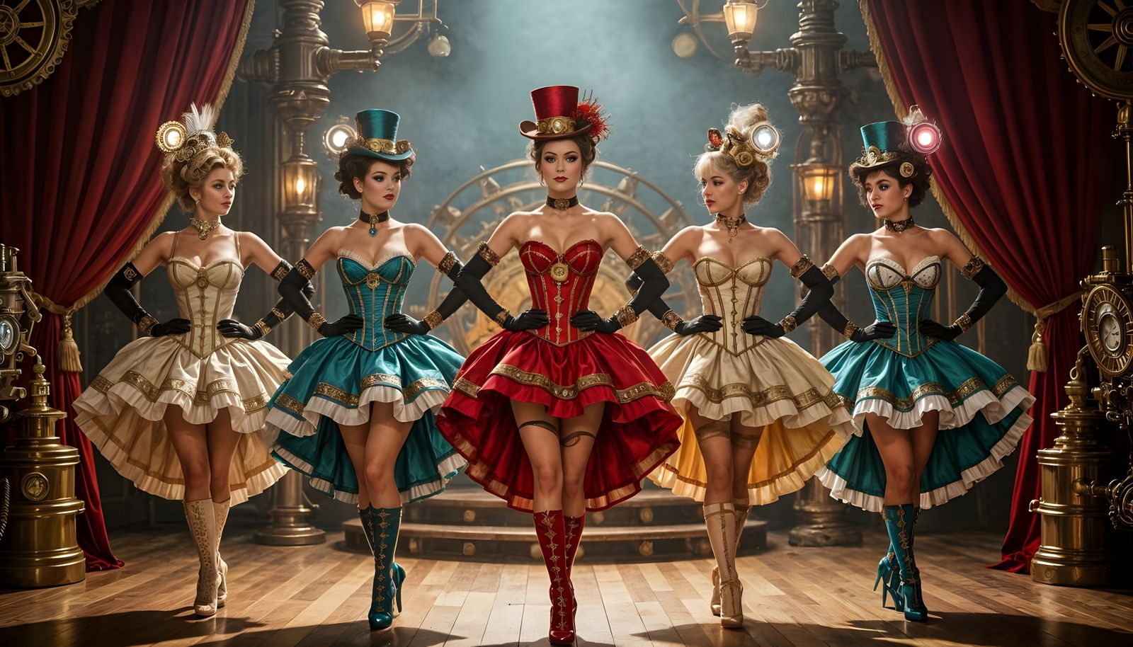 Steam-burlesque!  by @Feathers