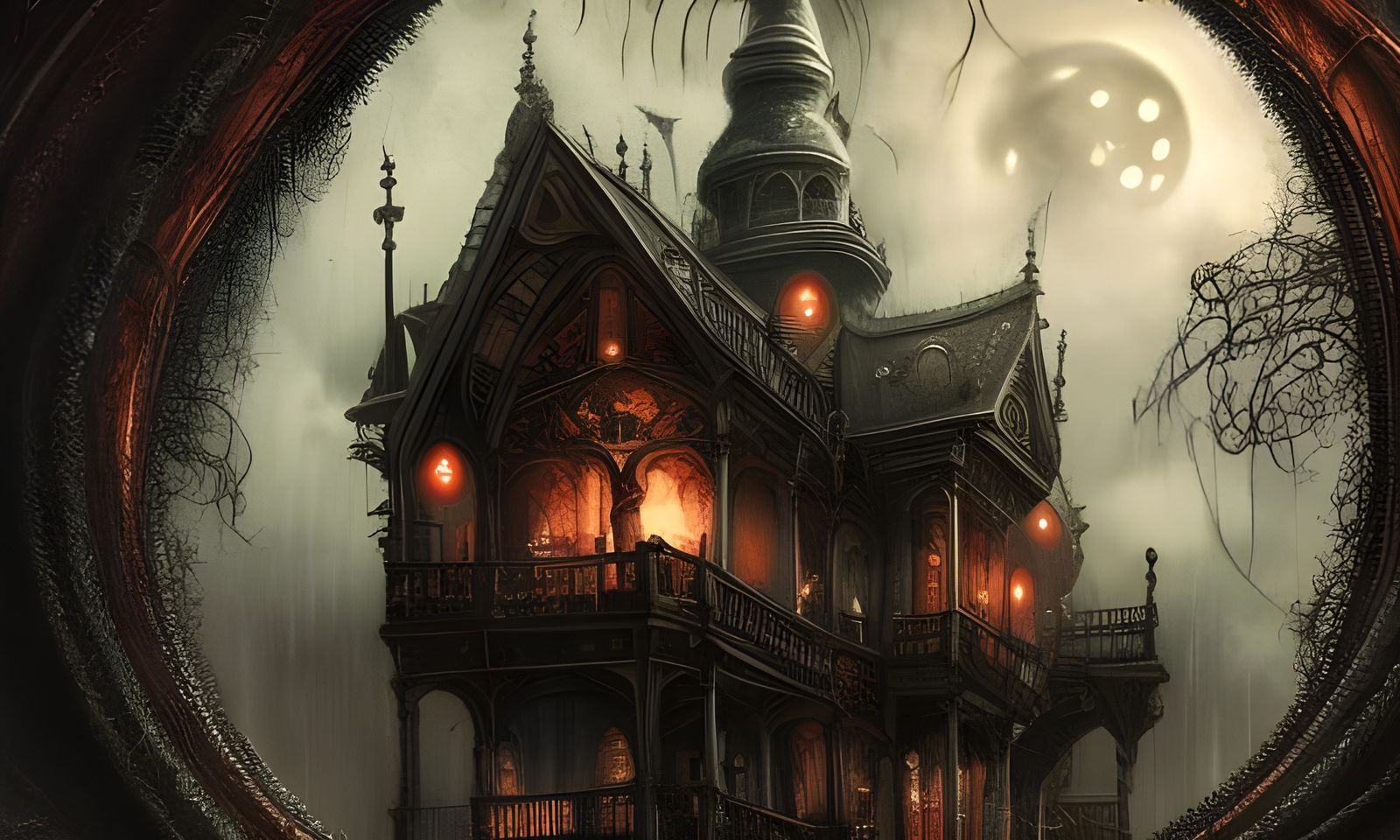 The Mansion Of The Evil Wizard  by @Eleria Lynn