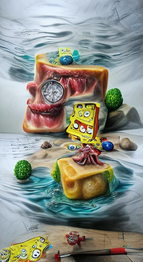 Spongebob squarepants hyperrealism
