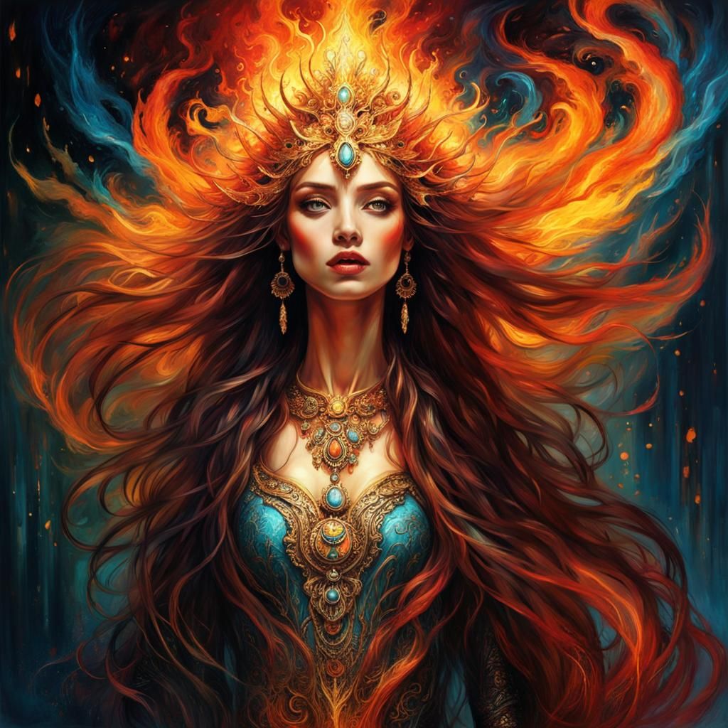 Flames - AI Generated Artwork - NightCafe Creator