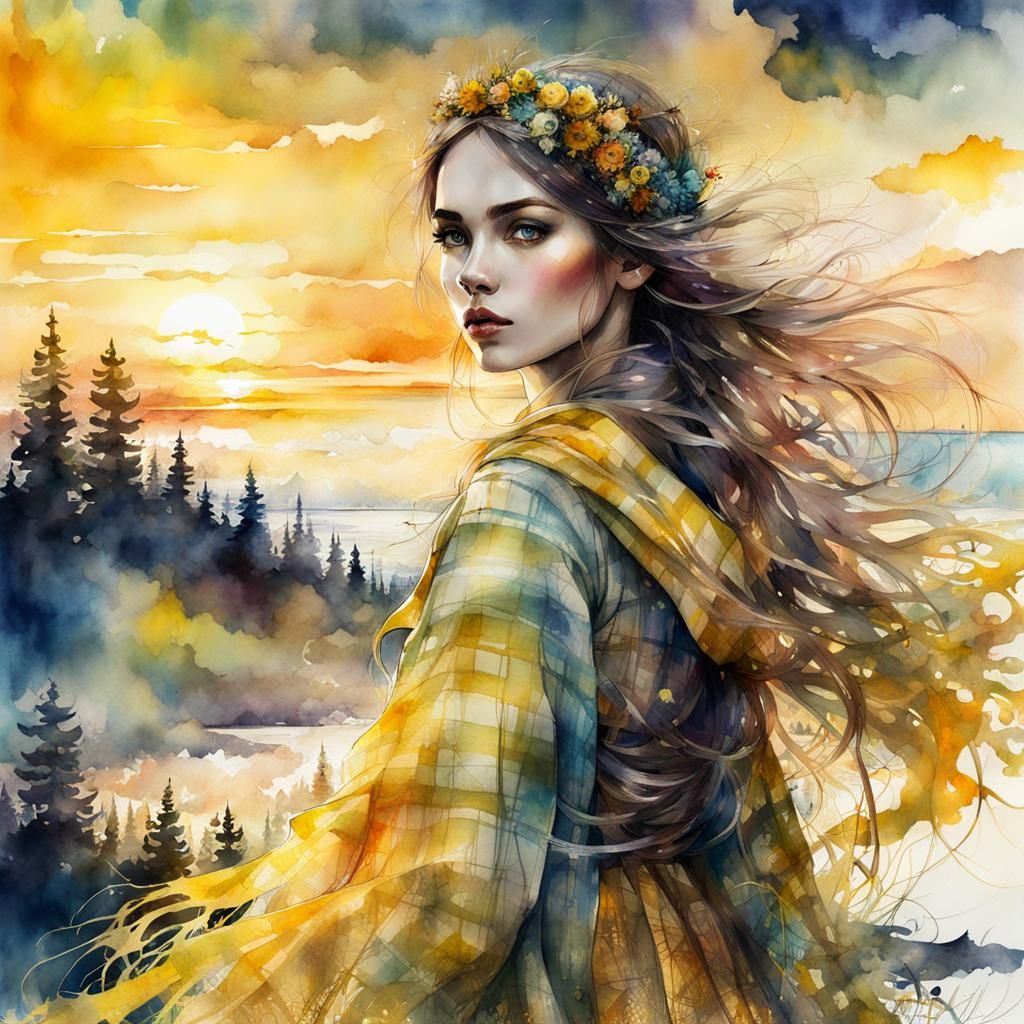  yellow plaid  by @MNunes