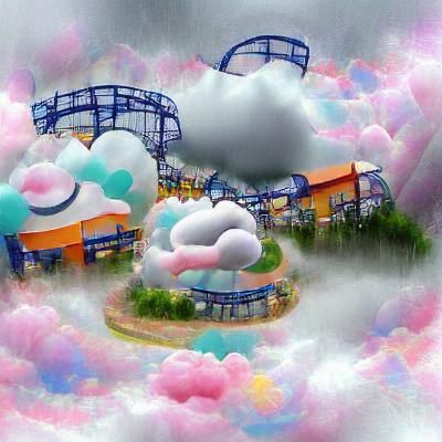 Theme park in a dream