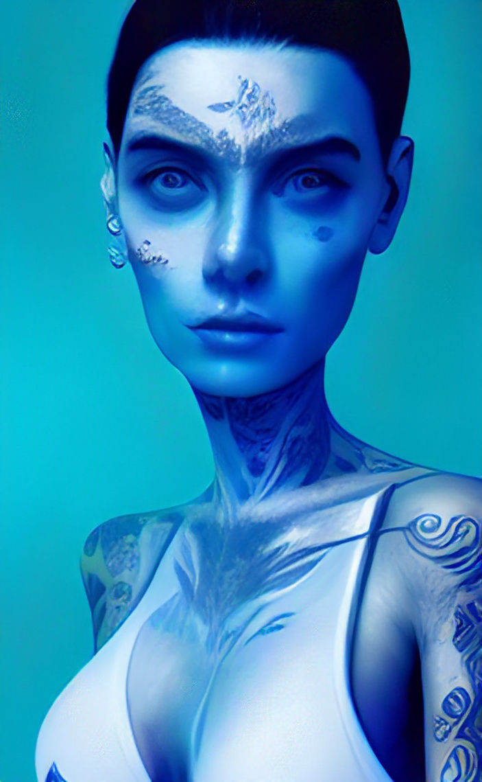 '' (F) Water Element Variant 1 '' PORTRAIT STORIES - 192