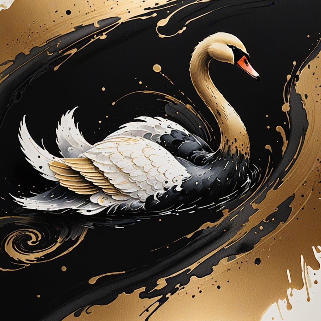 Swan   by @AlfredStephen