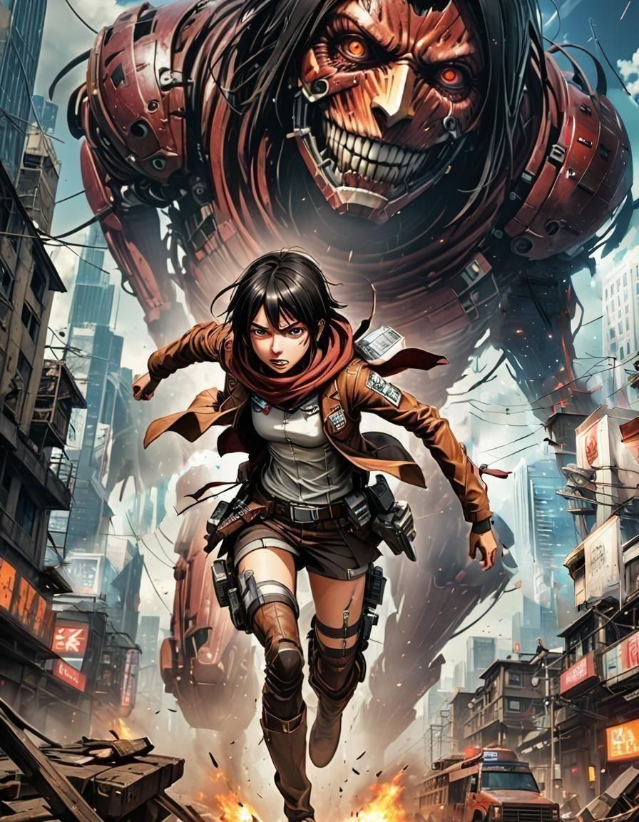 Titan Attack  by @Chief_Runs-with-scissors