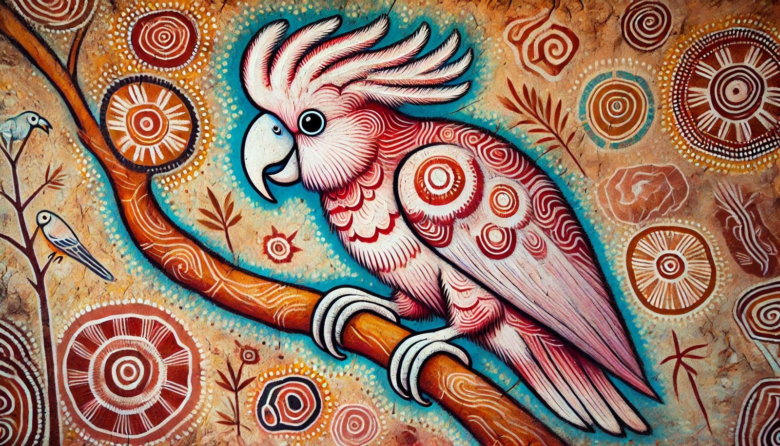 Cockatoo - Australian Aboriginal Art