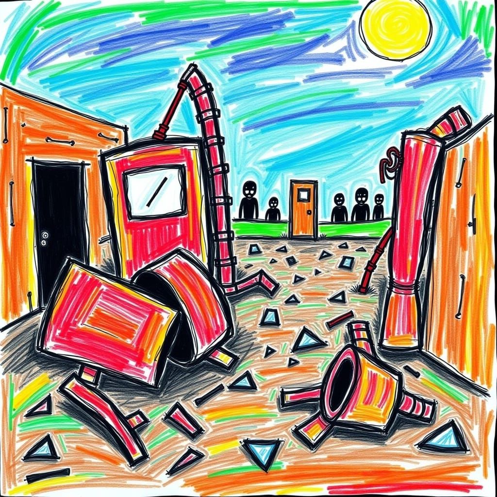  <lora:DysTurbd CryoNz:1.0> construction site