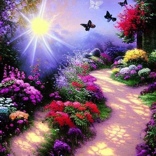 Morning on a Magical Path