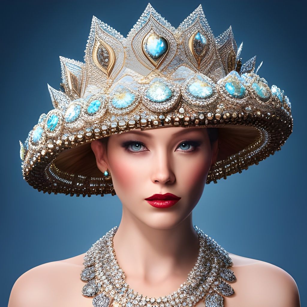 The Jeweled Hat  by @Kit30kat
